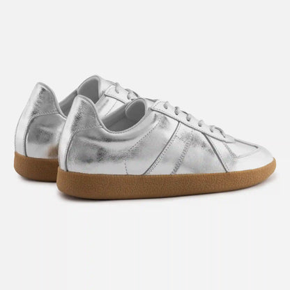 Morgen Trainers - Metallic Leather - Women's