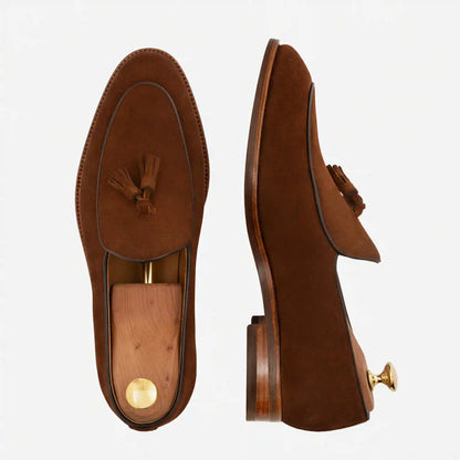 Perry Belgian Loafer - Men’s Water-Repellent Suede