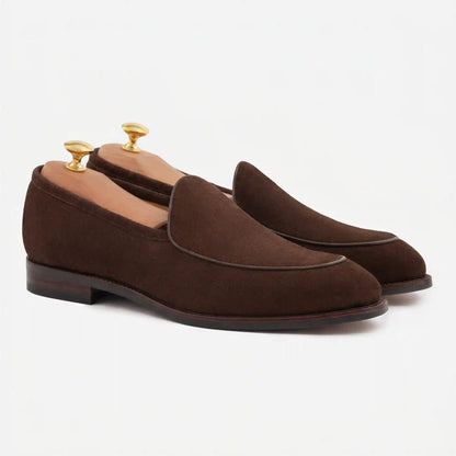 Vincent Belgian Loafer - Suede - Men's