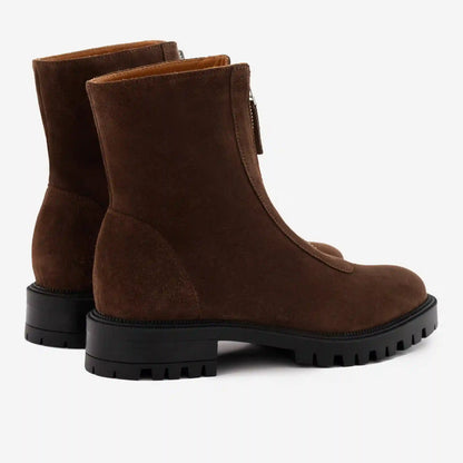 Jenna Zip Up Boots - Women’s  Water-Repellent Suede