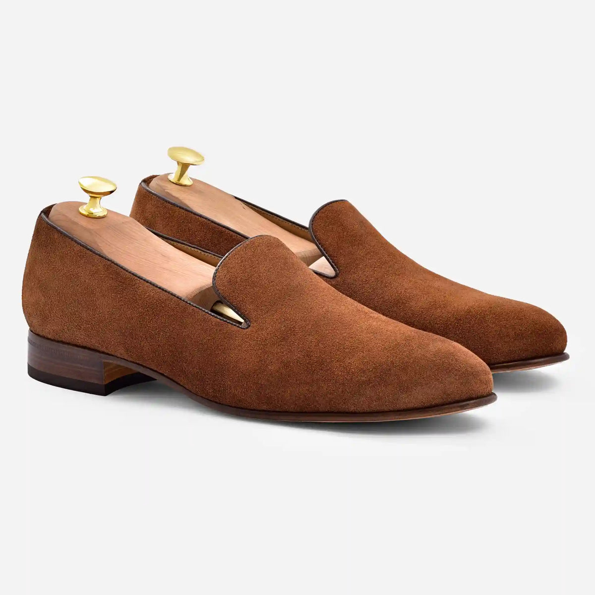 Langford Wholecut Loafers - Suede - Men's