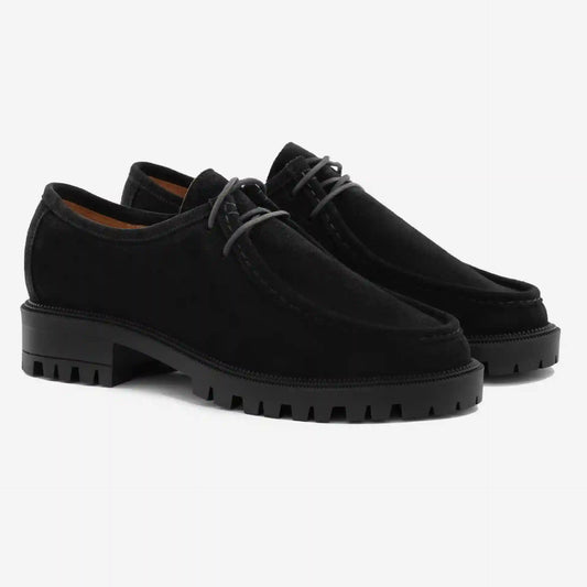 Tessa Derby - Water-Repellent Suede - Women's
