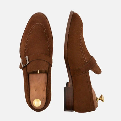 Archie Belted Loafer - Men’s Water-Repellent Suede