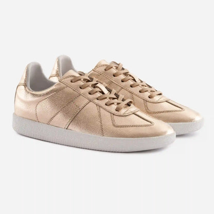 Morgen Trainers - Metallic Leather - Women's