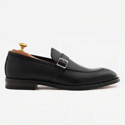 Archie Belted Loafer - Men’s  Pebbled Leather